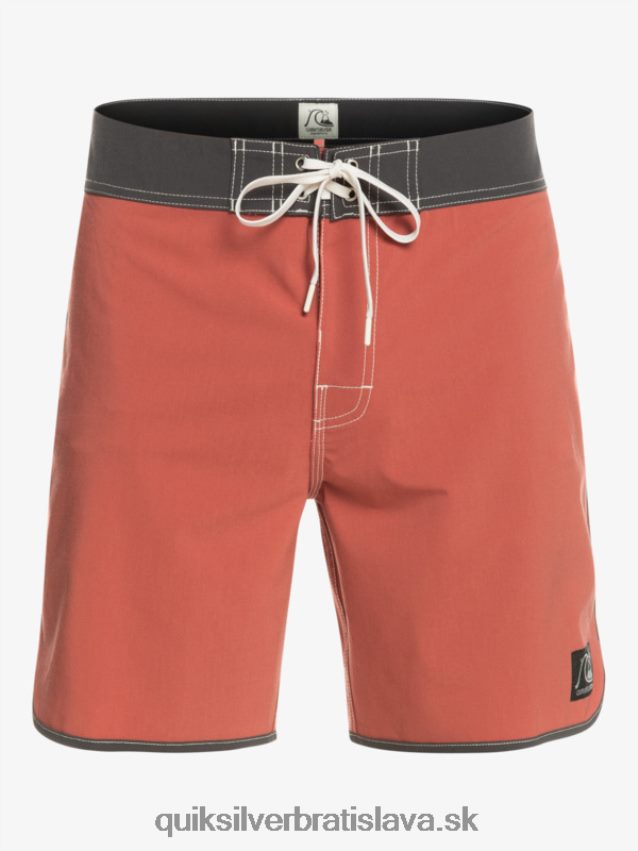 originálne šortky s hrebenatkami 18 Quiksilver muži B80HXR93 marsala