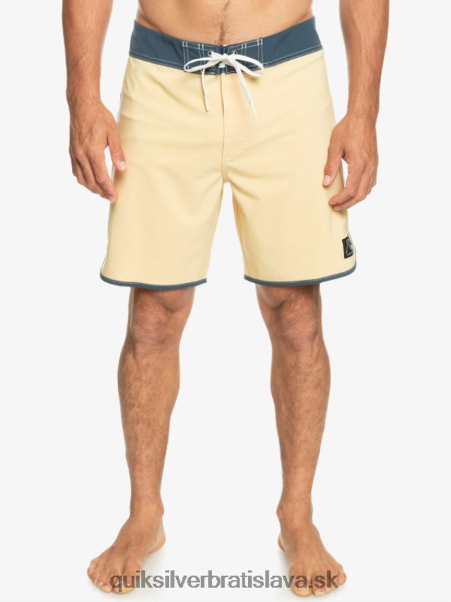 originálne šortky s hrebenatkami 18 Quiksilver muži B80HXR94 pšenica