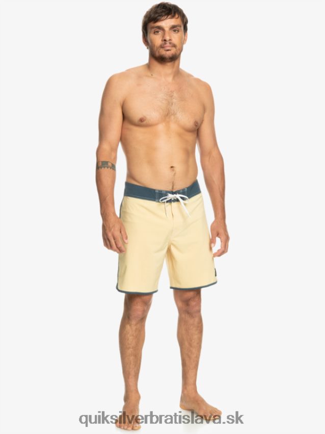 originálne šortky s hrebenatkami 18 Quiksilver muži B80HXR94 pšenica