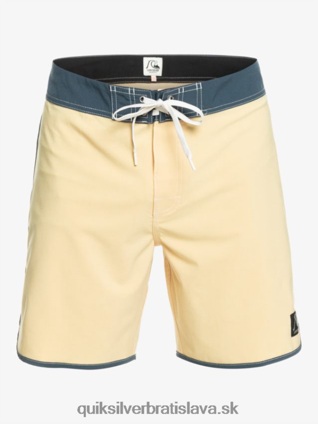 originálne šortky s hrebenatkami 18 Quiksilver muži B80HXR94 pšenica