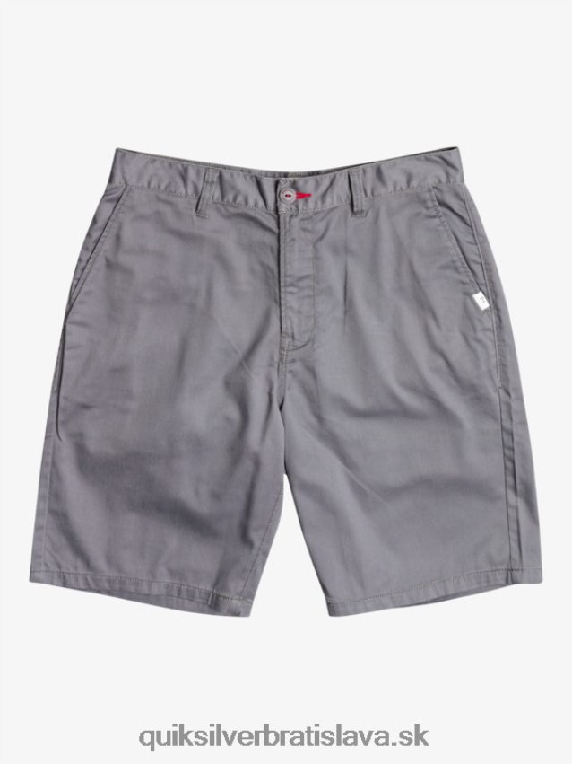 šortky crest chino 21 Quiksilver muži B80HXR1276 tichý tieň