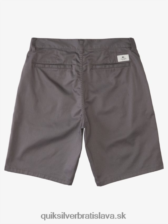 šortky crest chino 21 Quiksilver muži B80HXR1276 tichý tieň