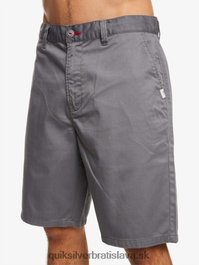 šortky crest chino 21 Quiksilver muži B80HXR1276 tichý tieň