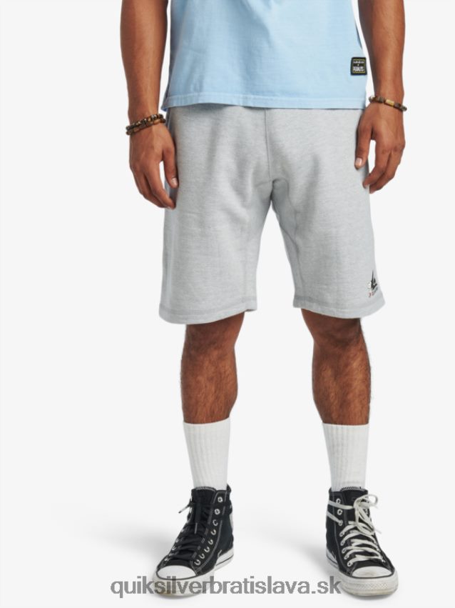 šortky miestnych legiend Quiksilver x Peanuts muži B80HXR1882 atletický vres