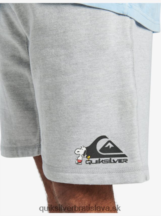 šortky miestnych legiend Quiksilver x Peanuts muži B80HXR1882 atletický vres