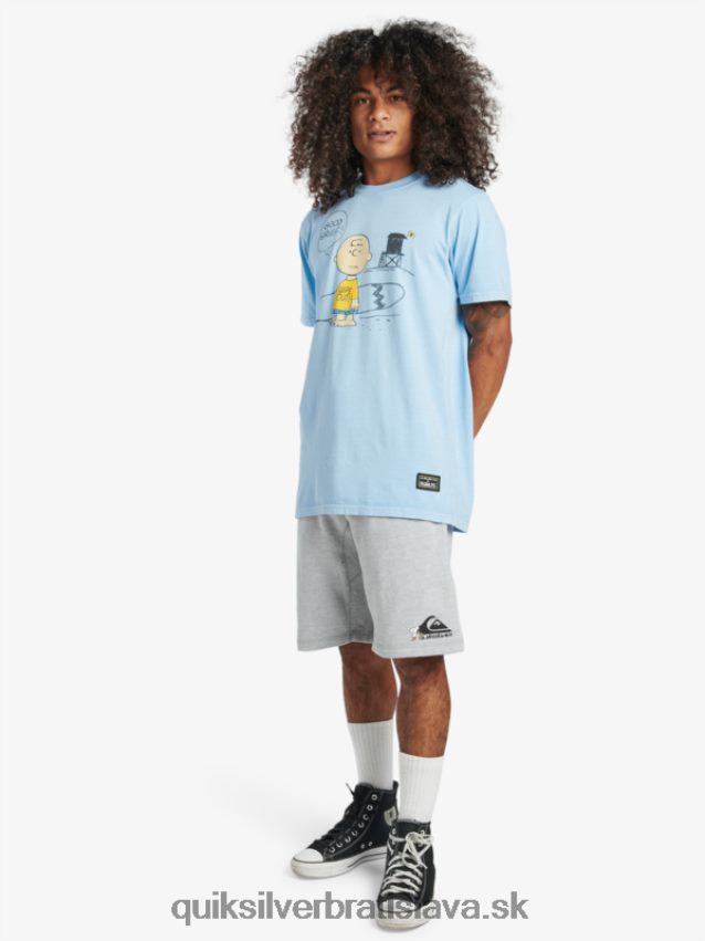 šortky miestnych legiend Quiksilver x Peanuts muži B80HXR1882 atletický vres