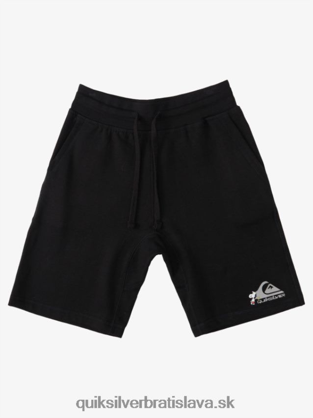 šortky miestnych legiend Quiksilver x Peanuts muži B80HXR1883 čierna