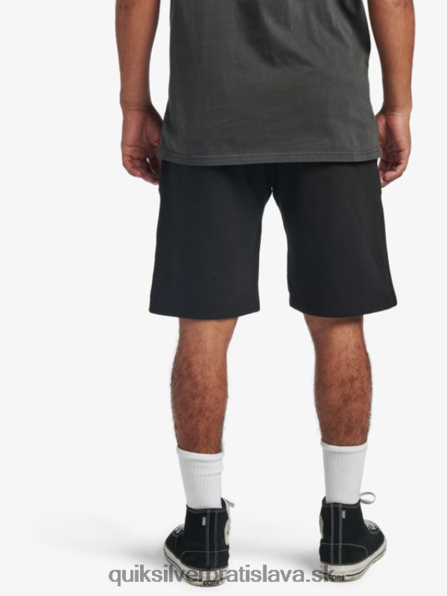 šortky miestnych legiend Quiksilver x Peanuts muži B80HXR1883 čierna