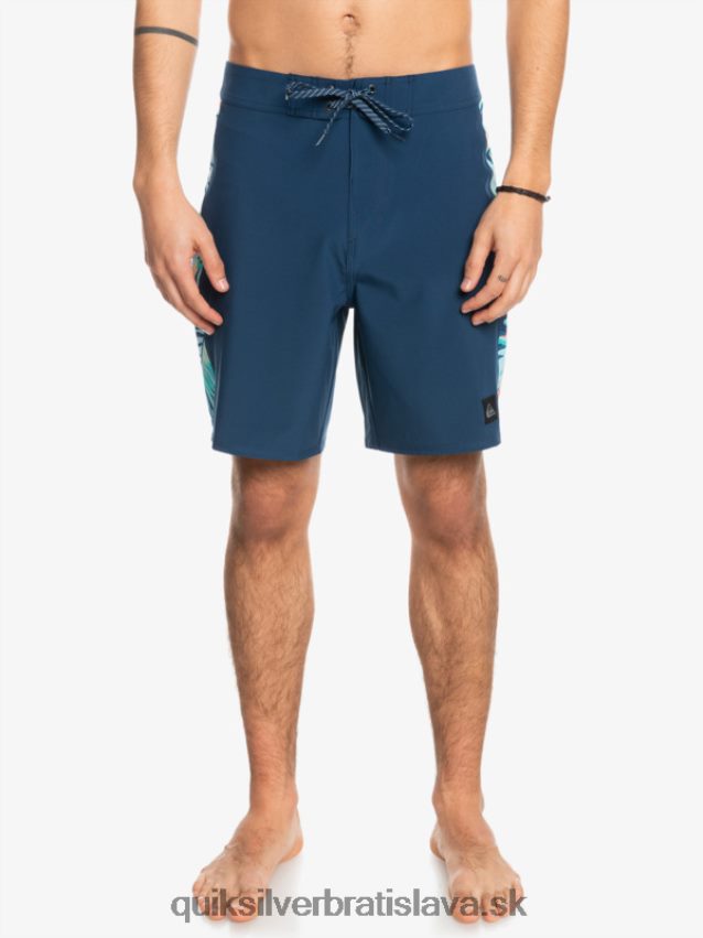 šortky surfsilk arch 18 Quiksilver muži B80HXR1698 insígnie modrá