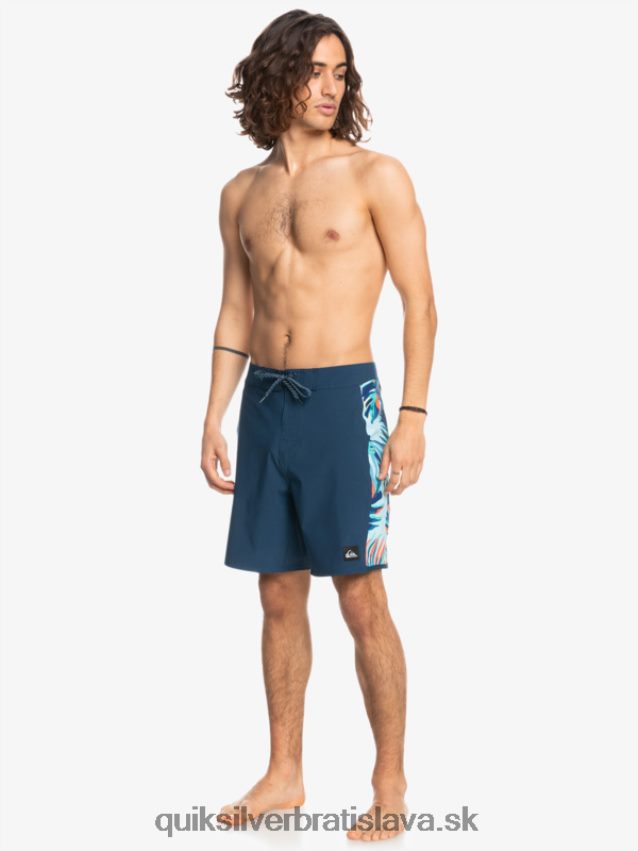 šortky surfsilk arch 18 Quiksilver muži B80HXR1698 insígnie modrá