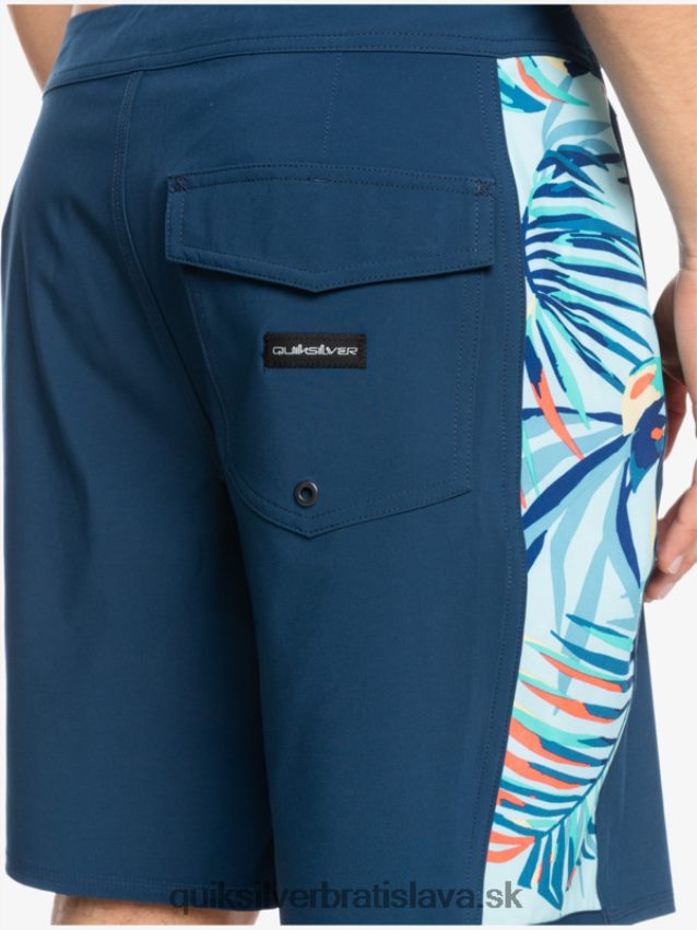 šortky surfsilk arch 18 Quiksilver muži B80HXR1698 insígnie modrá