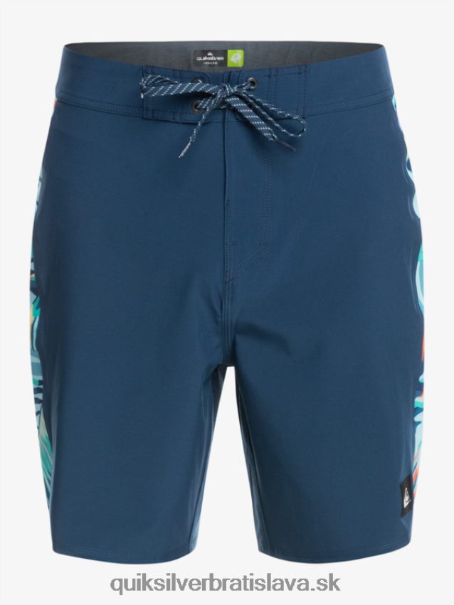 šortky surfsilk arch 18 Quiksilver muži B80HXR1698 insígnie modrá