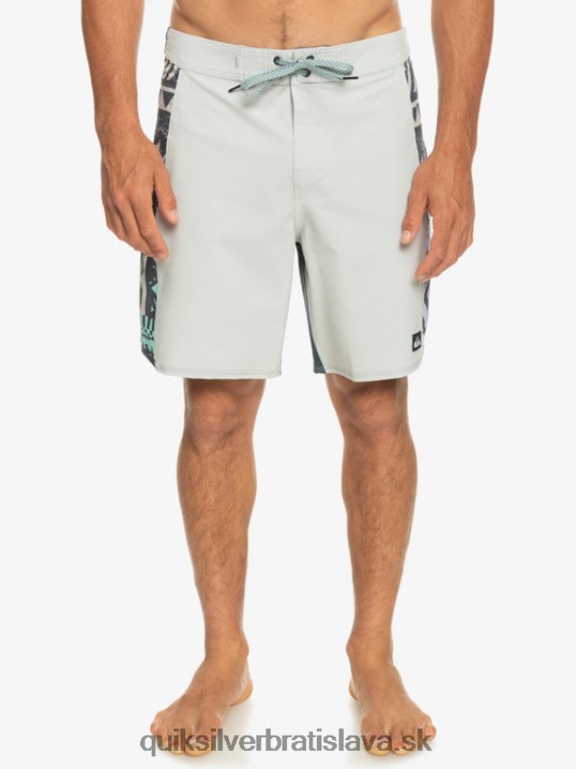 šortky surfsilk arch 18 Quiksilver muži B80HXR311 šedo fialová
