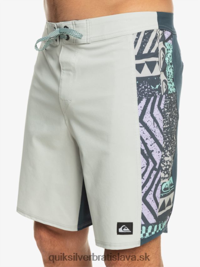 šortky surfsilk arch 18 Quiksilver muži B80HXR311 šedo fialová