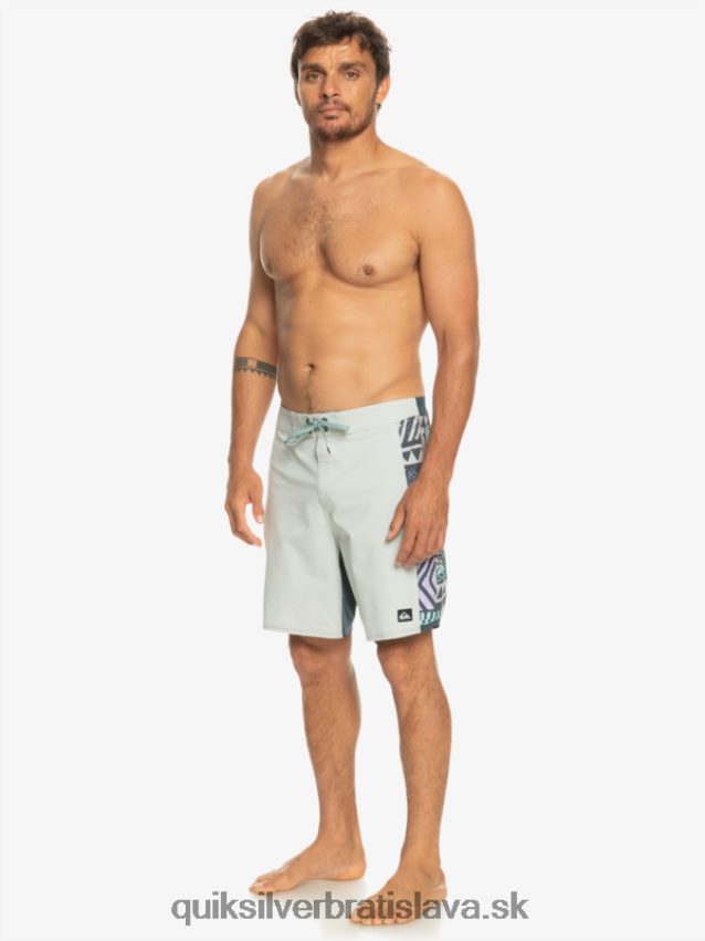 šortky surfsilk arch 18 Quiksilver muži B80HXR311 šedo fialová