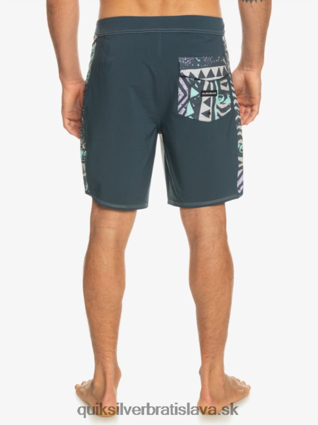 šortky surfsilk arch 18 Quiksilver muži B80HXR311 šedo fialová