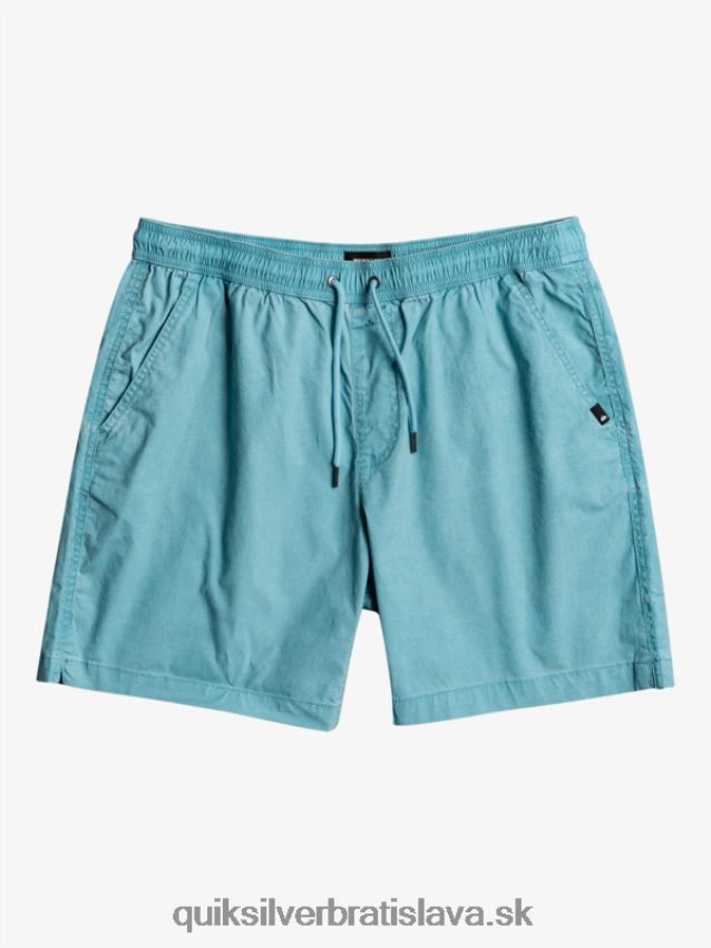 šortky taxer 17 s elastickým pásom Quiksilver muži B80HXR1378 delphinium blue