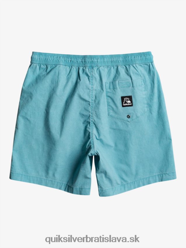 šortky taxer 17 s elastickým pásom Quiksilver muži B80HXR1378 delphinium blue