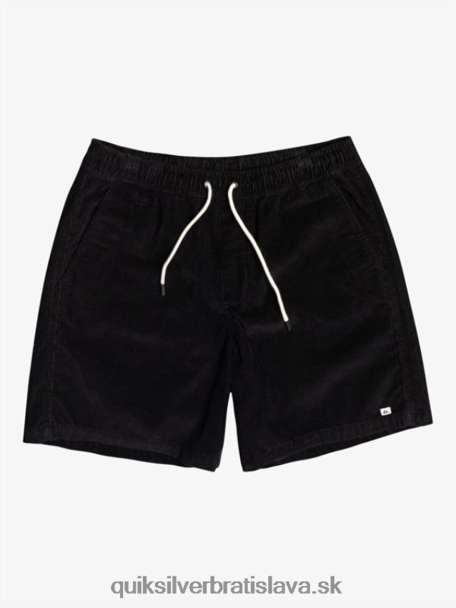 šortky taxer cord Quiksilver muži B80HXR360 čierna
