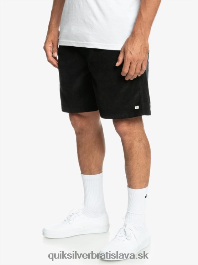 šortky taxer cord Quiksilver muži B80HXR360 čierna