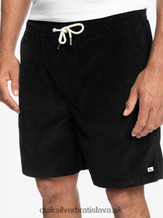 šortky taxer cord Quiksilver muži B80HXR360 čierna