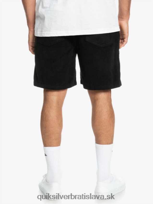 šortky taxer cord Quiksilver muži B80HXR360 čierna