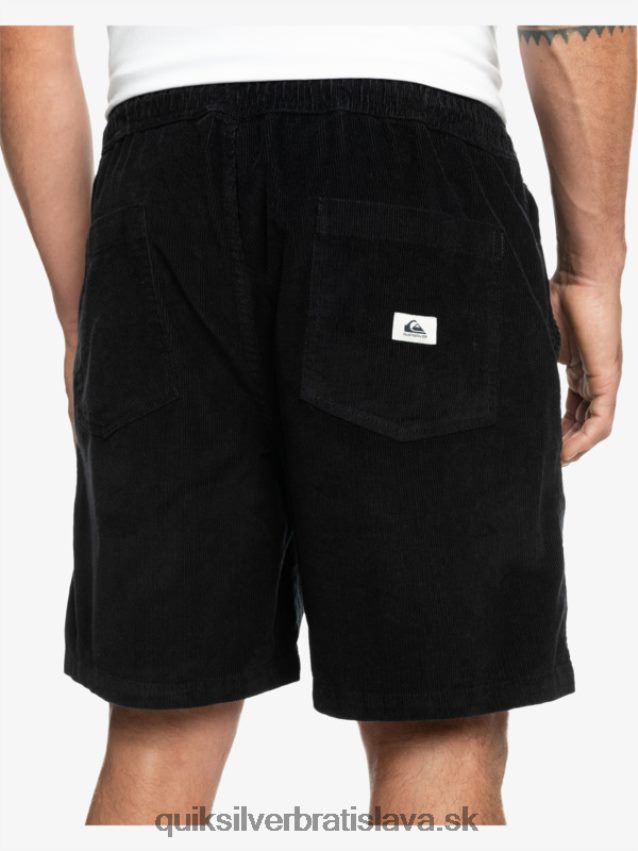 šortky taxer cord Quiksilver muži B80HXR360 čierna