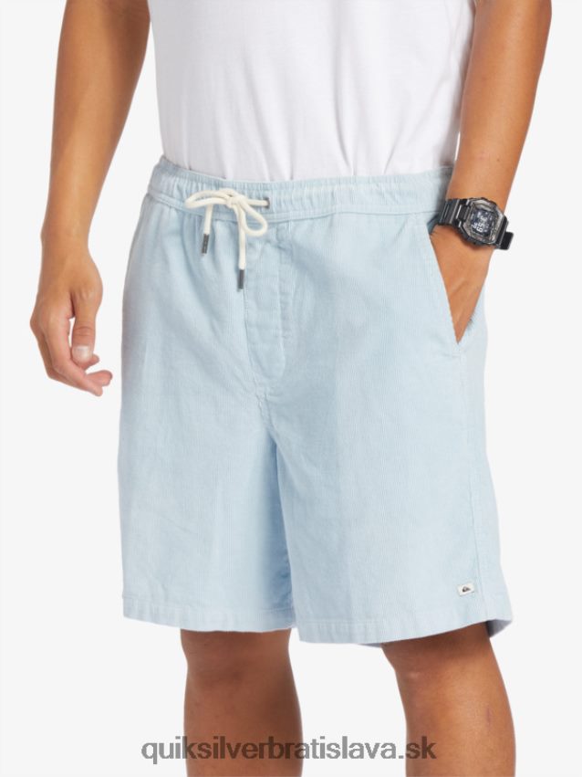 šortky taxer cord Quiksilver muži B80HXR361 nebeská modrá