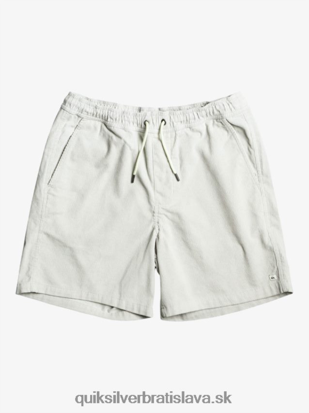 šortky taxer cord Quiksilver muži B80HXR363 šedo fialová