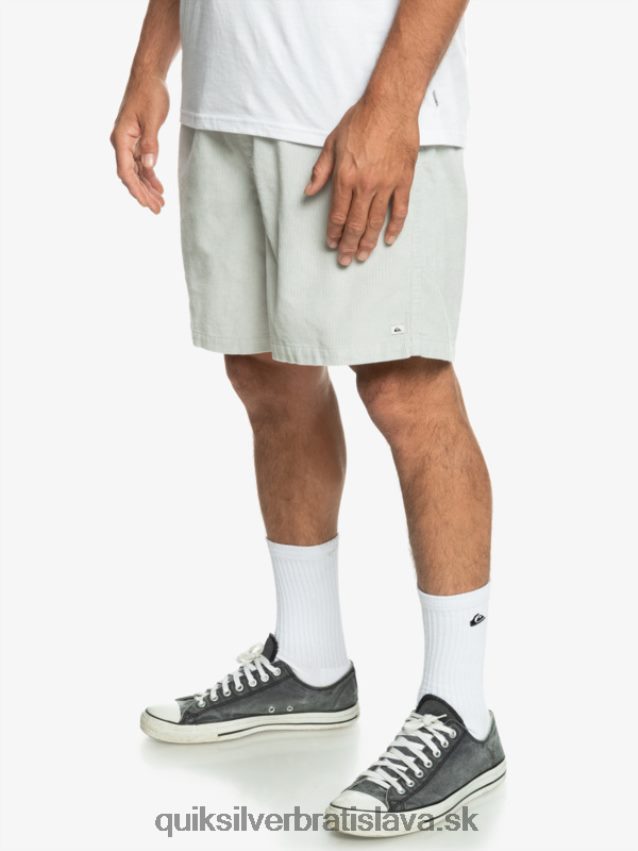 šortky taxer cord Quiksilver muži B80HXR363 šedo fialová