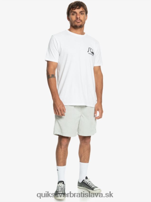 šortky taxer cord Quiksilver muži B80HXR363 šedo fialová
