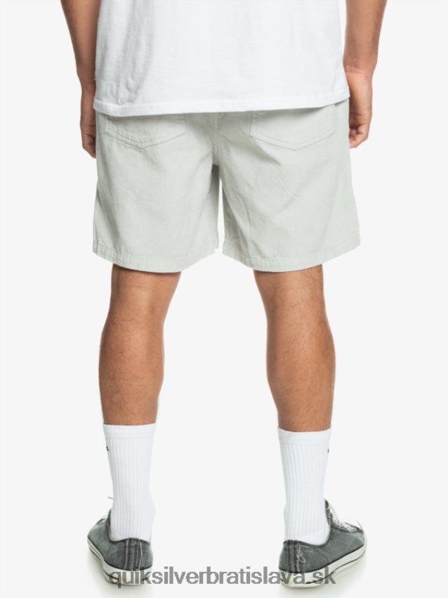 šortky taxer cord Quiksilver muži B80HXR363 šedo fialová