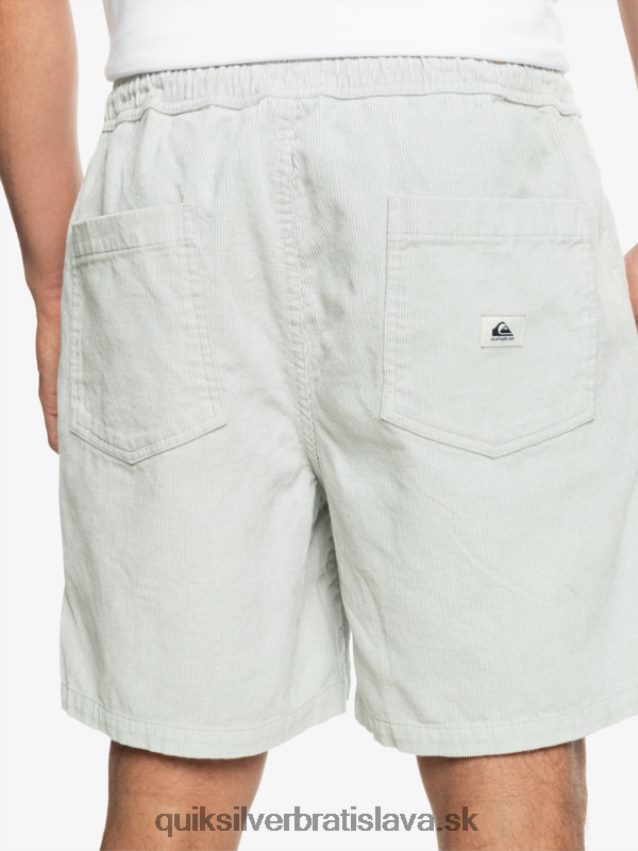 šortky taxer cord Quiksilver muži B80HXR363 šedo fialová