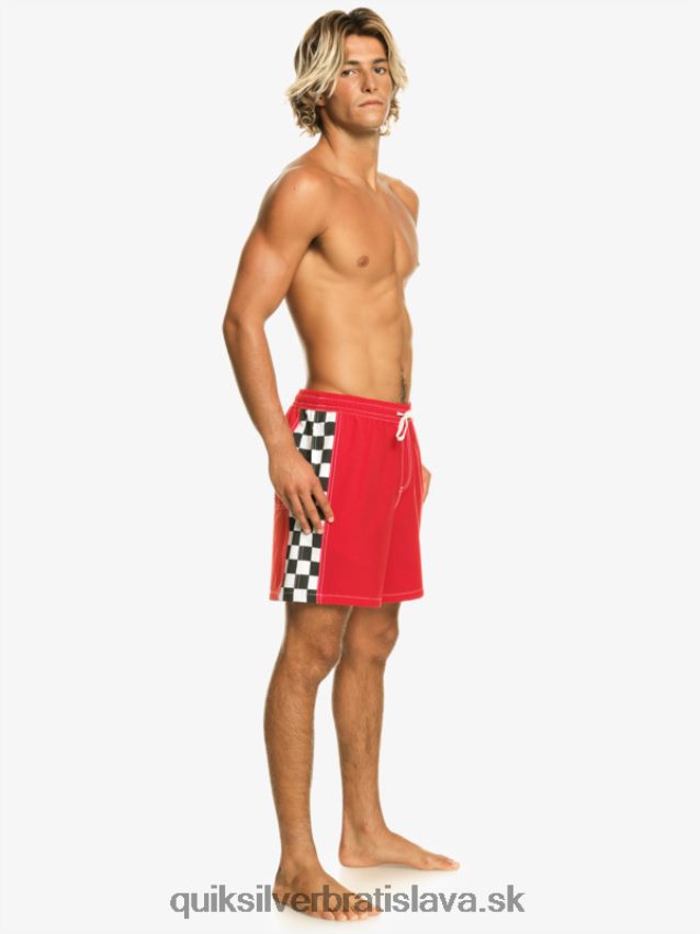 pôvodný oblúk 17 salv Quiksilver muži B80HXR530 vysoko riziková červená