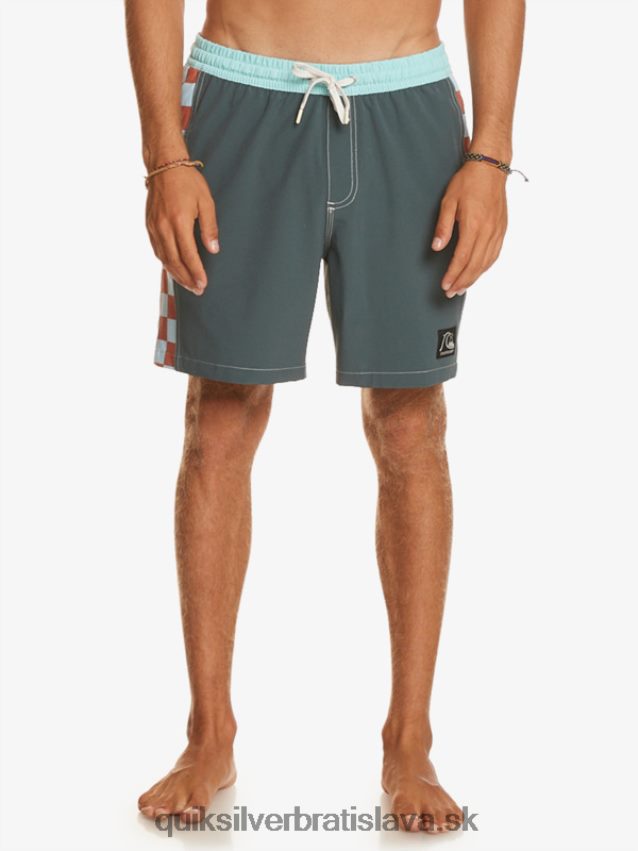 pôvodný oblúk 17 salv Quiksilver muži B80HXR532 tmavá bridlica