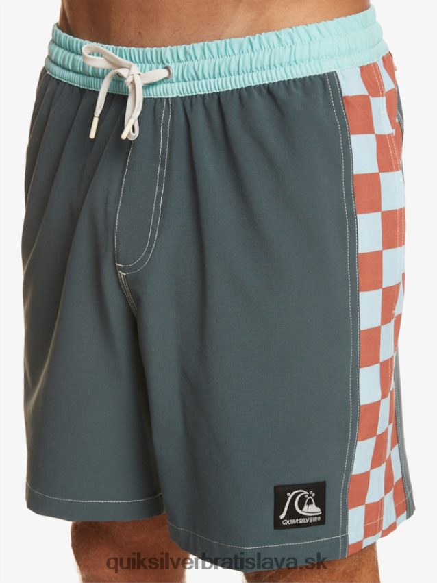 pôvodný oblúk 17 salv Quiksilver muži B80HXR532 tmavá bridlica