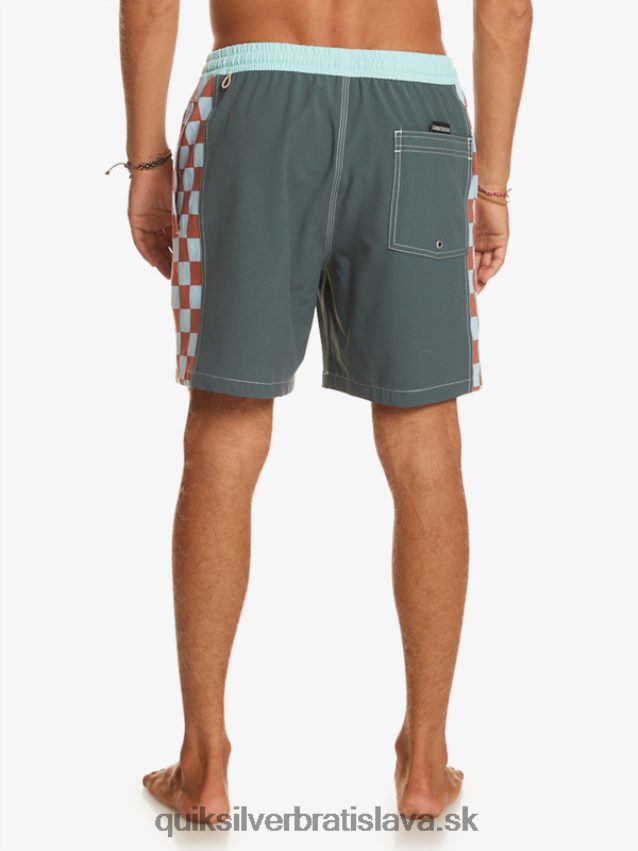pôvodný oblúk 17 salv Quiksilver muži B80HXR532 tmavá bridlica