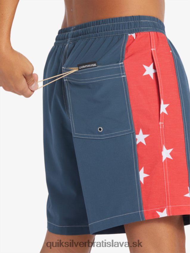 pôvodný oblúk 17 salv Quiksilver muži B80HXR533 polnočné námorníctvo