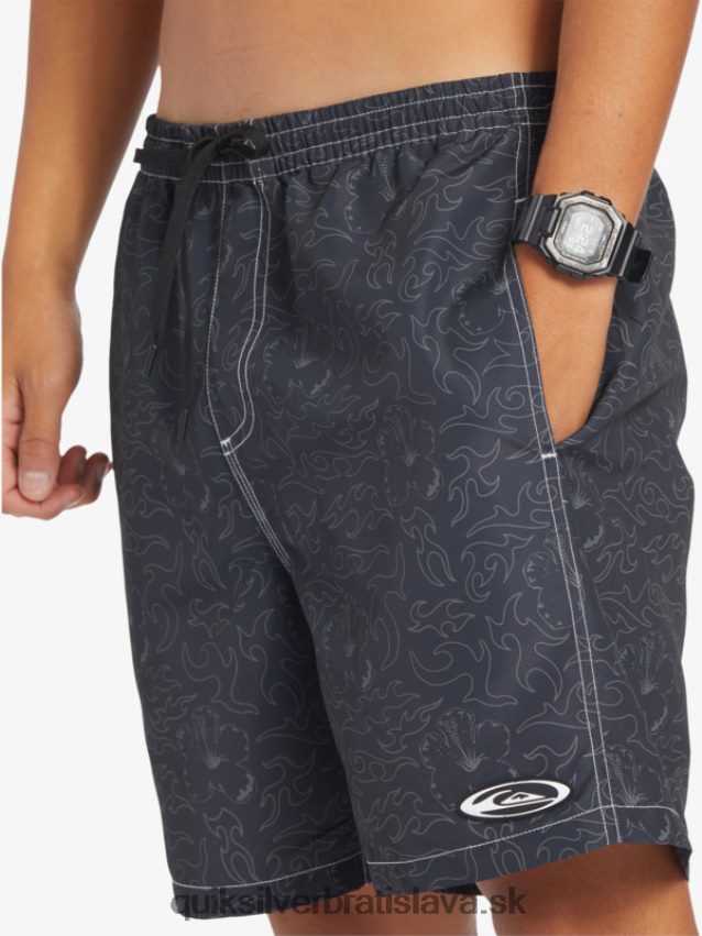 saturn 18 salv Quiksilver muži B80HXR583 čierna