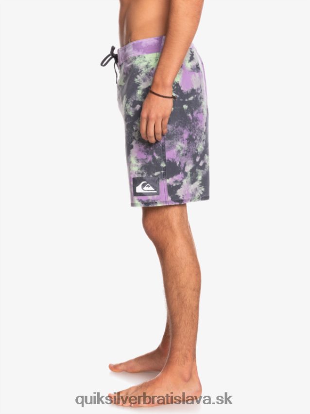 surfsilk acid wash 18 boardshorts Quiksilver muži B80HXR1745 jadeitové vápno