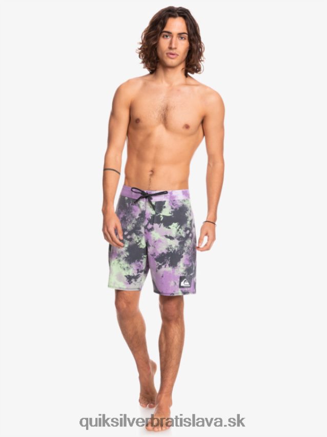 surfsilk acid wash 18 boardshorts Quiksilver muži B80HXR1745 jadeitové vápno