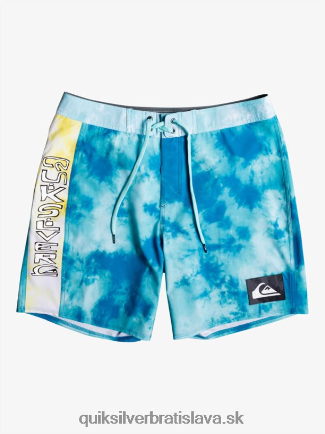 surfsilk acid wash 18 boardshorts Quiksilver muži B80HXR1746 námorný prístav