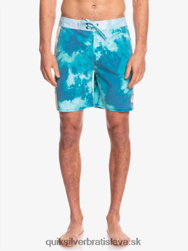 surfsilk acid wash 18 boardshorts Quiksilver muži B80HXR1746 námorný prístav