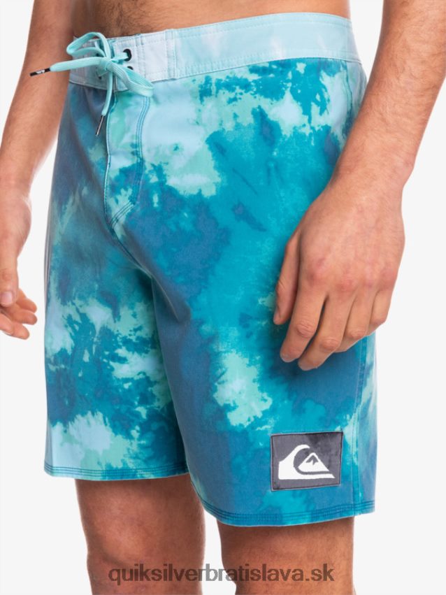 surfsilk acid wash 18 boardshorts Quiksilver muži B80HXR1746 námorný prístav