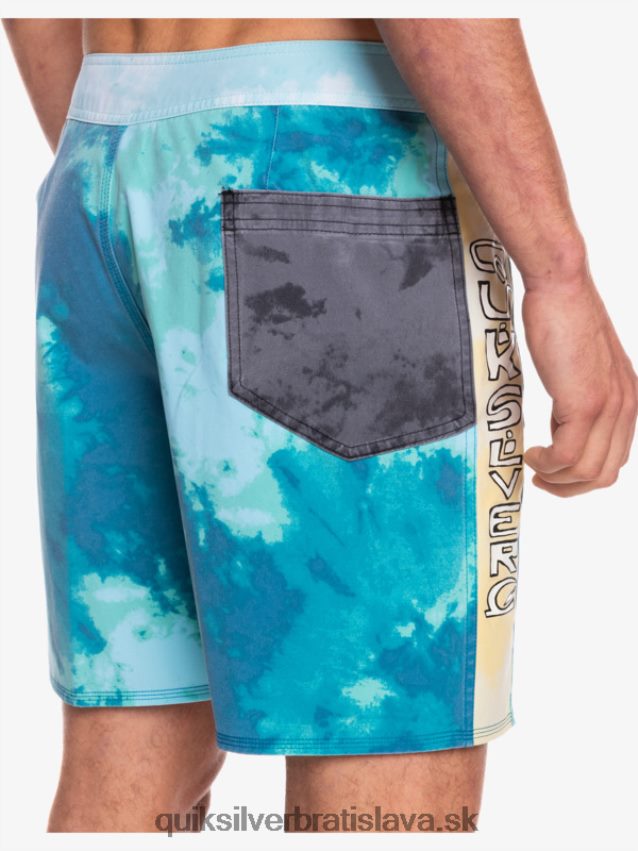 surfsilk acid wash 18 boardshorts Quiksilver muži B80HXR1746 námorný prístav