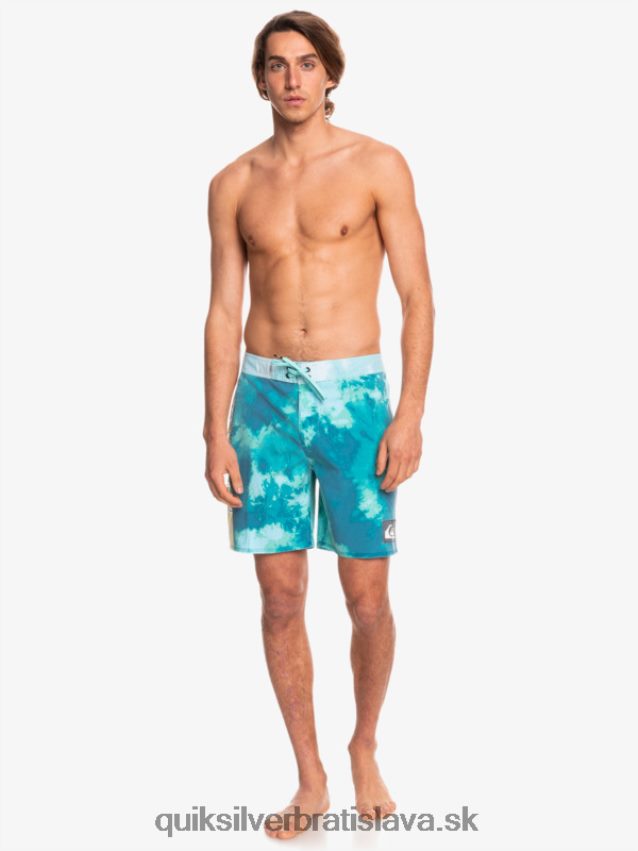 surfsilk acid wash 18 boardshorts Quiksilver muži B80HXR1746 námorný prístav