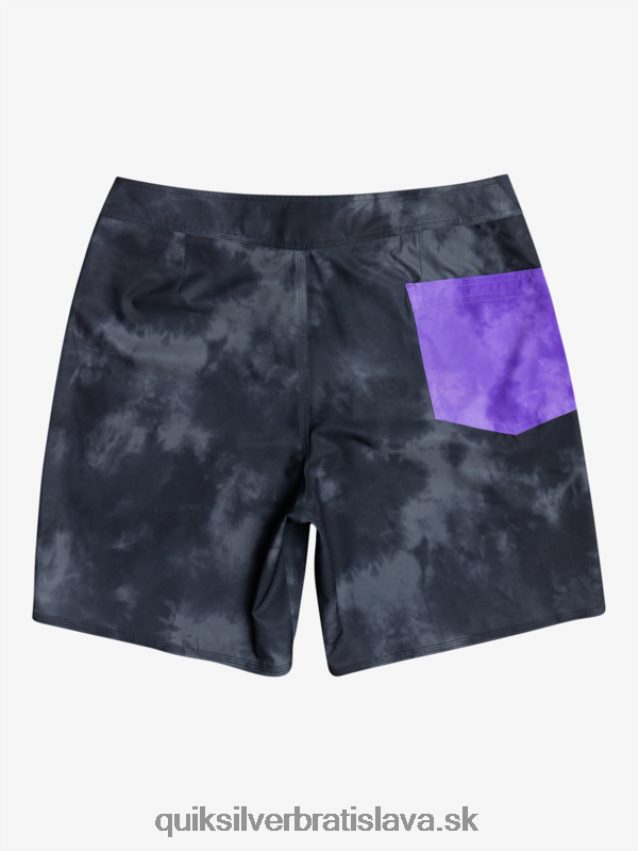 surfsilk acid wash 18 boardshorts Quiksilver muži B80HXR1747 čierna