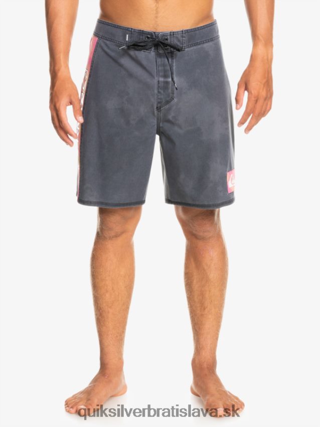 surfsilk acid wash 18 boardshorts Quiksilver muži B80HXR1747 čierna