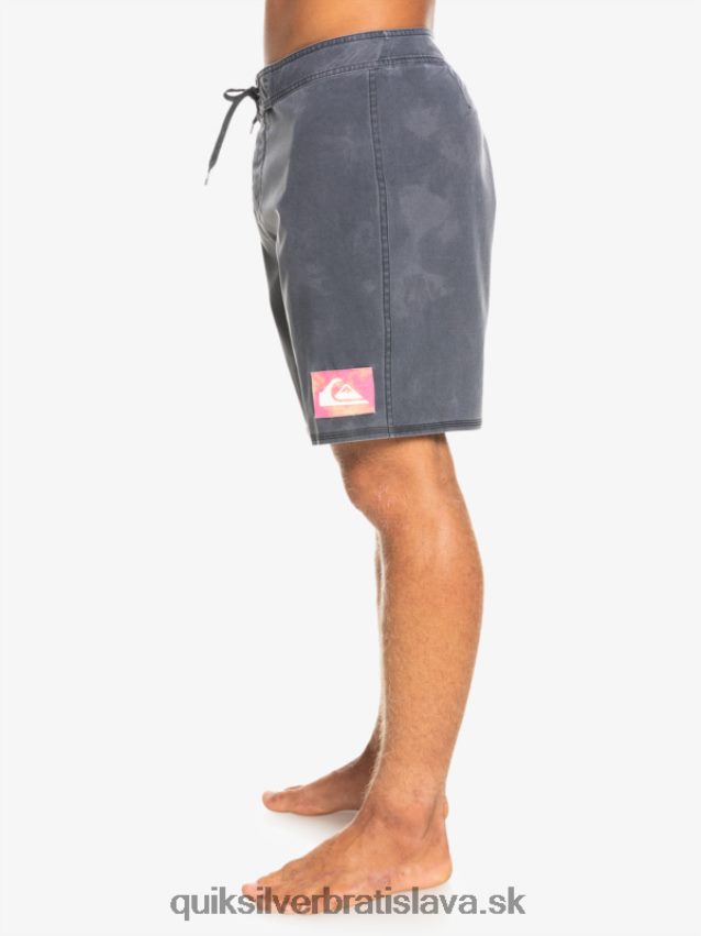 surfsilk acid wash 18 boardshorts Quiksilver muži B80HXR1747 čierna