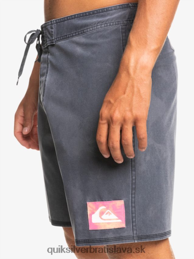 surfsilk acid wash 18 boardshorts Quiksilver muži B80HXR1747 čierna